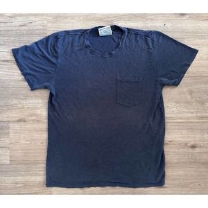 Jungmaven 100% Hemp Tee Shirt Navy Large